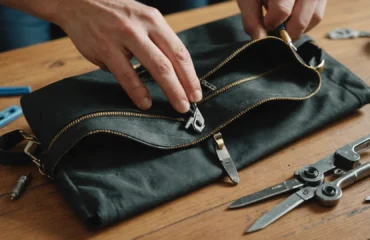 comment reparer une fermeture de sac bandoulière